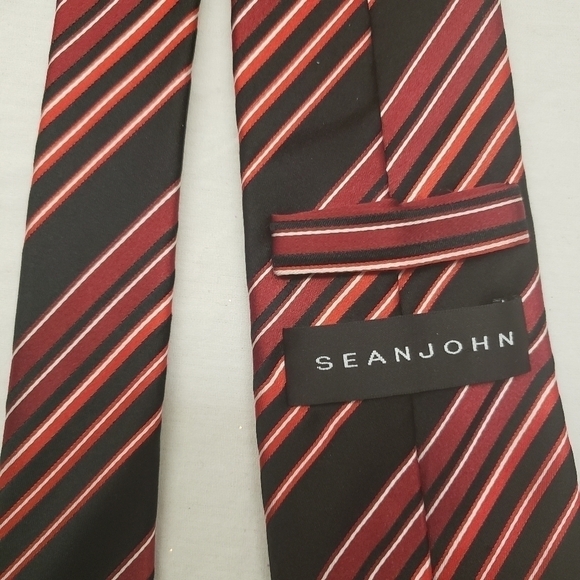 Sean John Red and Black 56" tie - Picture 3 of 4